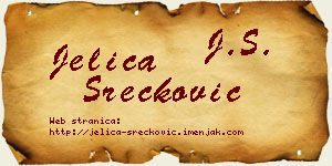 Jelica Srećković vizit kartica